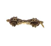 AKOOSY Buddhist Vajra Copper Pendant Charm DIY Necklace Bracelet Decor Unique Retro Design Sturdy Copper Handmade Accessory for Daily Wear Party Travel