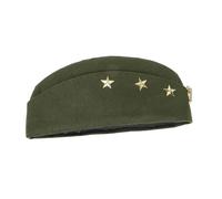 AKOOSY Camouflage Sailor Boat Cap Russian Style Captain Hat for Adults Men Women Military Green Open Top Design with Wheat Ears for Cosplay Costume Parties Halloween and Stage