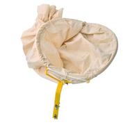 AKOOSY Canvas Bee Catcher Bag Beekeeping Tool for Outdoor Use Wear Resistant Honeycomb Catching Net with Iron Ring Suitable for Tree Hive Capture No Pole Included Random Color