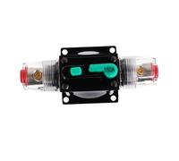AKOOSY Car Circuit Breaker Automatic Reset Switch with Push Button Inline Fuse Holder for Electrical Protection in Audio Trolling Motors and Automotive Applications