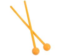 AKOOSY Carillon Drumsticks with Good Tenacity and Hand Fatigue Relief 2pcs Orange Abs Simple and Elegant Design Musical Instrument Accessories for Beginners and Children