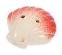 AKOOSY Ceramic Cartoon Shell Ocarina for Beginners Portable Childrens Practice Wind Instrument in C Key Wear Resistant Musical with Sound for Learning and Gift