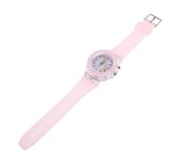 AKOOSY Children’s Luminous Unicorn Wrist Watch for Kids with Glow-in-the-Dark Soft Band, Cartoon Pattern Quartz Watch Suitable for Boys and Girls, Night Light Pink Design for Everyday