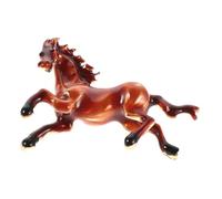 AKOOSY Chinese Zodiac Horse Brooch Zinc Alloy Enamel Pin Bright Colors Texture Lightweight Animal Lapel Pin for Women Work Casual Social Events