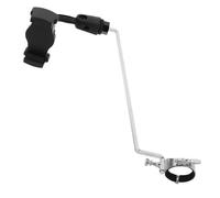 AKOOSY Clarinet Phone Mount Clip-on Lyre Holder for Musicians with Metal and Plastic Construction, Long Positioning Feature, Versatile Compatibility, for Performance and Marching Band Use