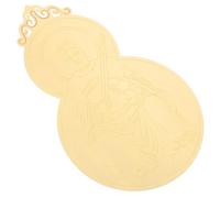 AKOOSY Copper Alloy Tai Amulet Card Small Blessing Charm for Luck Wealth Success Protection Feng Shui Gift for Wallet Home Office Car