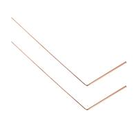 AKOOSY Copper Divining Rods 2pcs Portable Water Divining Instruments for Spirit Hunting and Treasure Searching