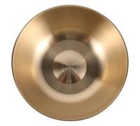 AKOOSY Copper Offering Bowl for Buddhist Ceremonies and Yoga Meditation, Handcrafted Tibetan Design with Golden Finish, 3.4x1.4in Decorative Treasure Bowl Enhancing Spiritual Warmth
