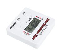 AKOOSY Countdown Timer Poker Dealer Timer with Lightweight Portable Design, White Plastic Electronic Timer Clock with Audible Alarm and 99 Minutes 59 Seconds Countdown for Poker Table