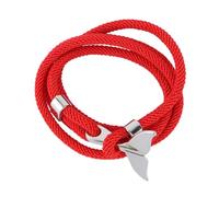 AKOOSY Creative Whale Tail Couple Bracelet Red Rope Stylish Anchor Bangle Jewelry Anniversaries Valentine Day Birthdays