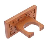 AKOOSY Cucurbit Flute Wall Hook for Erhu Ukulele Brown Wooden Instrument Hanger with Chic Stylish Design Wall Mount for Small Flutes and Stringed Instruments Elegant Home Decor Accessory