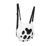 AKOOSY Cute Cat Paw Plush Backpack for Small Soft Crossbody Shoulder Bag Makeup Cosmetic Toiletry Organizer Lightweight Travel Essentials Rucksack