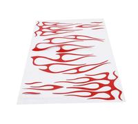 AKOOSY Decal Stickers for Motorcycles and Cars Red Self Adhesive Transfer Stickers for Tank Car Door Rear Wheel Decoration Compatible with Models Easy to Install and Remove