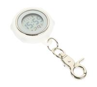 AKOOSY Digital Nurse Keychain Pocket Watch Easy to Check Time with Key Buckle Design, Lightweight Silicone and Plastic Material for Work the Hospital and Daily Life