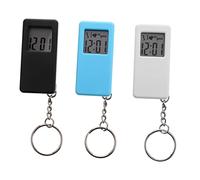 AKOOSY Digital Pocket Watch Keychain Small Portable Hanging Watch 3pcs Set for Travel and Everyday Use