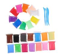 AKOOSY DIY Air Dry Clay Kit Colorful Modeling Clay Plaything for Adults Soft Flexible Non Toxic with Bright Colors Easy to Use for Handmade Art Projects
