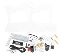 AKOOSY DIY Electronic Piano Kit with 7-string Harp Soldering Practice Parts, Easy to Learn Electronic Components for Beginners, Abs and Copper Material for Detailed Welding Projects