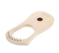 AKOOSY DIY Wooden Lyre Harp Kit Beginner-friendly Instrument with Soundboard for Adults Creative Handmade Musical Craft for Starters Learning and Personal Decoration