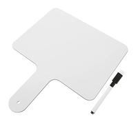 AKOOSY Double Sided Dry Erase Answer Paddle Portable Whiteboard for Classroom Teaching Voting Scoring with Erasable Writing Surface and Practical Teaching Prop