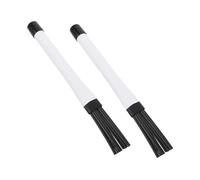 AKOOSY Drum Brush Pair Nylon for Rhythm and Snare Drums Percussion Instrument Accessories for Jazz and Acoustic Drumming