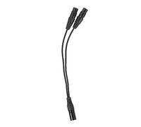 AKOOSY Durable Xlr Microphone Cable Male to Dual Female Audio Line Flexible Non Entangled Black Replacement Cord for Studio Recording and Use