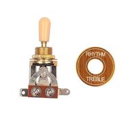 AKOOSY Electric Guitar Way Toggle Switch Washer Ring Kit Rhythm Treble Plate for Similar Guitars Durable Construction Easy Installation Upgrade Your Pickup Performance