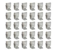 AKOOSY Electrical Cable Clips 30pcs Stainless Steel Metal Wire Clamp 90 Degree 4mm² for Solar Panel and Trailer Wiring