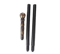 AKOOSY Elegant Egyptian Pharaoh Costume Walking Cane Prop Stick for Party and Fancy Dress Section Connectable Scepter Sturdy Magical Staff Accessory for Halloween and Role Play