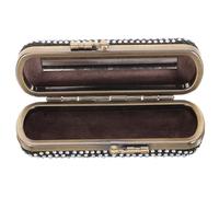 AKOOSY Elegant Lipstick Storage Box Makeup Case Mirror Organiser Tray for Purse