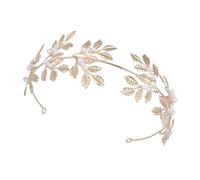 AKOOSY Elegant Pearl Bridal Crown Headband for Weddings Parties and Banquets Lightweight with Craftsmanship Dazzling Design for Brides and Guests