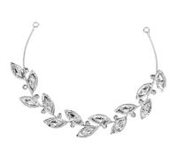 AKOOSY Elegant Silver Alloy Cubic Zirconia Wedding Headband for Brides with Strong Durability and Not Easy to Deform, Hair Accessory for Weddings and Parties