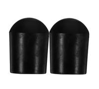 AKOOSY Endpin Tip Protectors Easy Installation and Portable Design Rubber 2pcs Black Non-slip Caps for Cello and Double Bass for Performance and Practice
