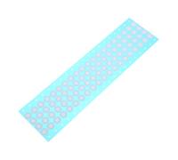 AKOOSY Eptfe Mushroom Growing Filter Stickers Blue Base Breathable Film for Bottle Isolation Wide Mouth Mason Jar Lid Accessories High Oxygen Permeability for Mycology Cultivation