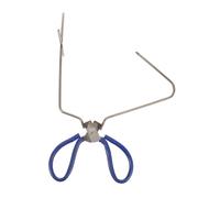 AKOOSY Ergonomic Stainless Steel Clay Handling Tongs with Precision Glaze Clamps for Pottery Glazing and Kiln Use Comfortable Grip Ceramic Dipping Tools for Accurate Clay Modeling and