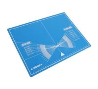 AKOOSY Eyeglass Adjustment Board, Eyeglass Alignment Chart, Plastic Frame Repair Tool, Blue, for Eyeglasses and Glasses Shops, Home Users and Opticians