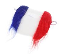 AKOOSY Fake Beard Party Accessory Blue White Red Cosplay Beard Prop for Christmas Carnival Halloween Costume and Sports Fan Celebration