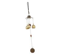 AKOOSY Feng Shui Metal Wind Bell Chime with Hanging Rope for Garden Patio Balcony Outdoor Decoration Loud Sound Handmade Eight-trigram Lucky Ornament for Home Safety and Blessing