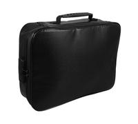 AKOOSY Fireproof Large Capacity Document Organizer Box with Lock Multilayer File Storage Bag for Certificates Passports and Documents Portable for Home and Travel