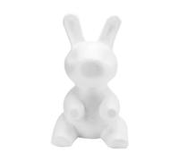 AKOOSY Flower Arranging DIY Mold Rabbit Shape Sturdy Lather Material for Creative Projects and Seasonal Decorations