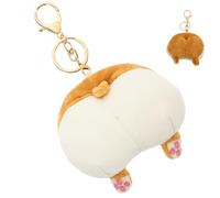AKOOSY Funny Animal Design Change Bag Adorable Tiger Butt Coin Purse Earphone Storage Pouch for Students Cute Cartoon Coin Holder for Change Keys and Lipsticks Material for Comfort and