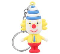 AKOOSY Funny Clown Doll Keychain, Unique Small Clown Pendant Key Ring, Backpack and Purse Charm for Circus Party