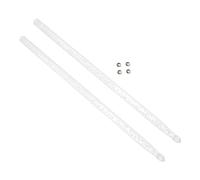 AKOOSY Glow the Dark Drumsticks for Bright Percussion Instrument Sticks with Comfortable Smooth Grip Crisp Sound Drum Sticks for Music Bands and Beginners Red Blue Bubble Design