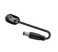 AKOOSY Guitar Effects Pedal Power Supply Cable External Battery Charging Cord with Positive Outside Negative Inside Design Portable USB Dc Adapter Compatible with Music Devices