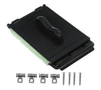 AKOOSY Guitar String Cleaner Guitar Strings Retainer Fretboard Rub Tool with Plastic Metal Fluff Cover Easy to Put and Take off Prevents Moisture Lightweight for Stringed Instruments