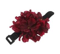 AKOOSY Guitar String Mute Damper Band 6.9x3 Inch Rose Pattern Soft Noise Reduction Wrap for Electric Acoustic Classical Guitar and Bass Accessories for Studio Recording and Practice