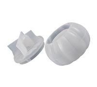 AKOOSY Halloween Baking Mold Large Pumpkin Jar Mold Decor Shape Halloween Cookie Pumpkin Prop Jars Making Silicone Storage Baking Moulds White