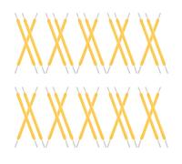 AKOOSY Hard LED Filament Replacement Lamp Part 3v 38mm 40pcs 120ma | 2700k Yellow Glow, Retro Bulb Repair Use, for Technicians and Diyers in Homes