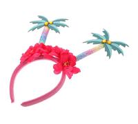 AKOOSY Hawaiian Party Headband Felt Plastic Cosplay Hair Hoop | One Size Fits Most, Tropical Vibe Photo Prop, for Teenagers and Cosplayers at Summer Parties
