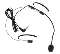 AKOOSY Head-mounted Microphone Headset Mic Black Small Performance Prop Mic for Singing and Speaking Teachers Classroom Microphone over Ear
