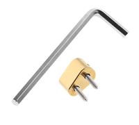 AKOOSY Headless Bass Guitar Bridge String Locking Nut Independent Lock Design for Stable Tuning Quick Finish Accessory for Electric Bass